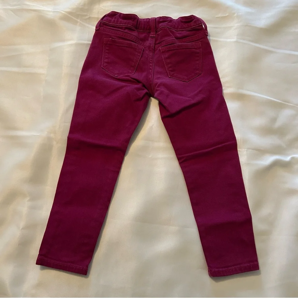 GAP Jean bundle of two pink super skinny &  blue distressed flare girls size 5